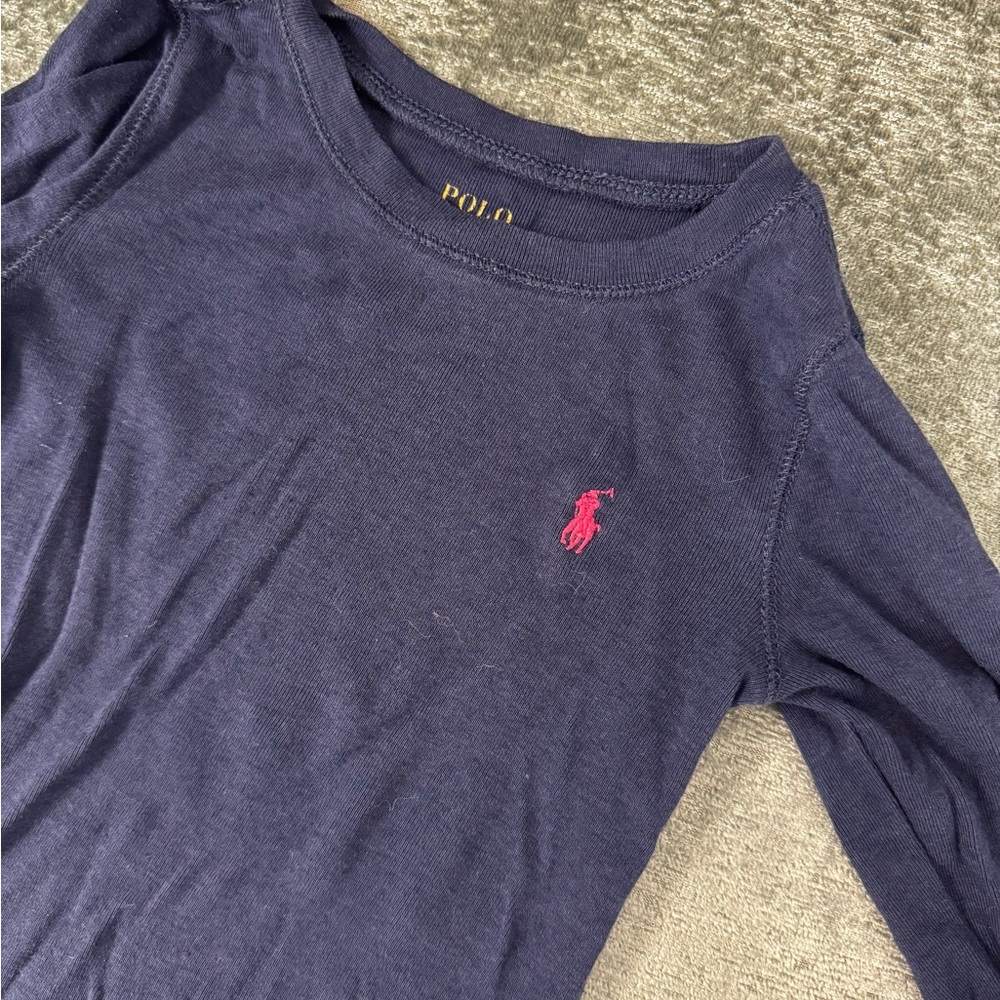 Polo Ralph Lauren Navy Long Sleeve Shirt